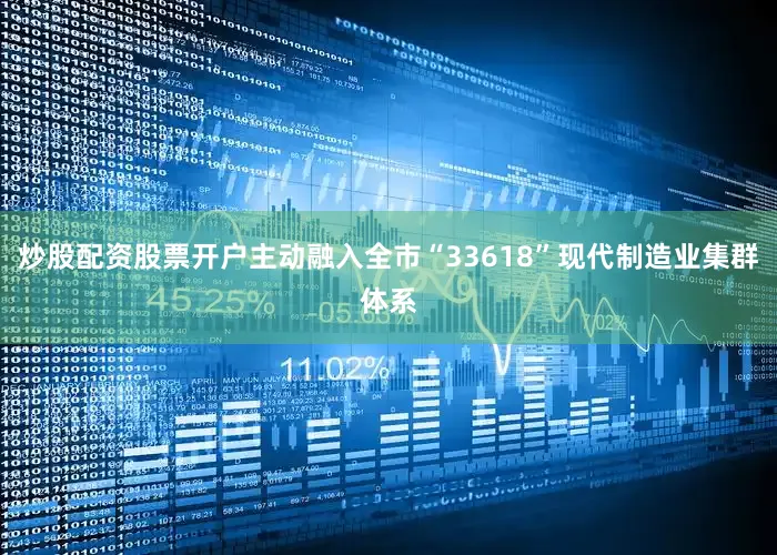 炒股配资股票开户主动融入全市“33618”现代制造业集群体系